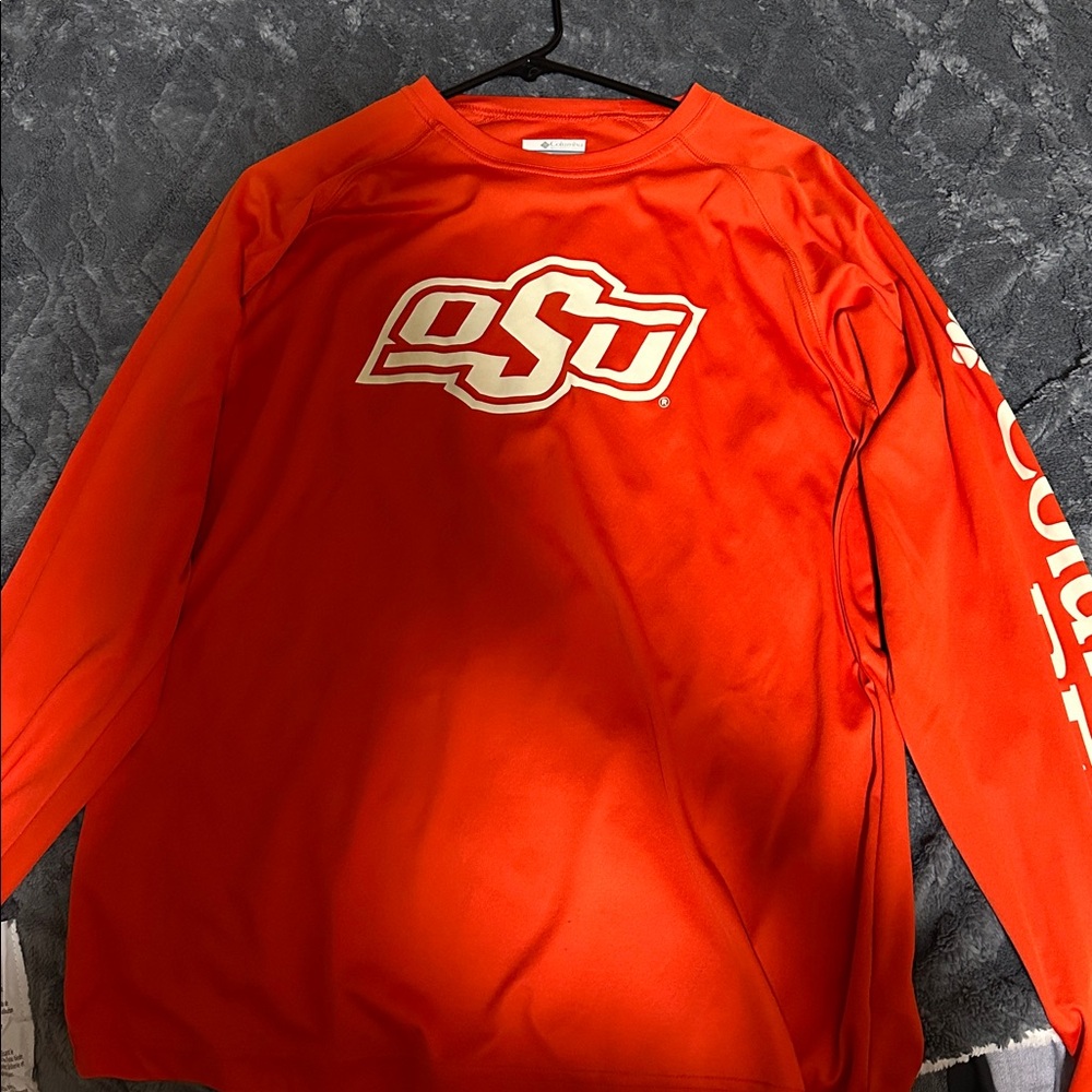 Columbia Orange Long Sleeve Tee